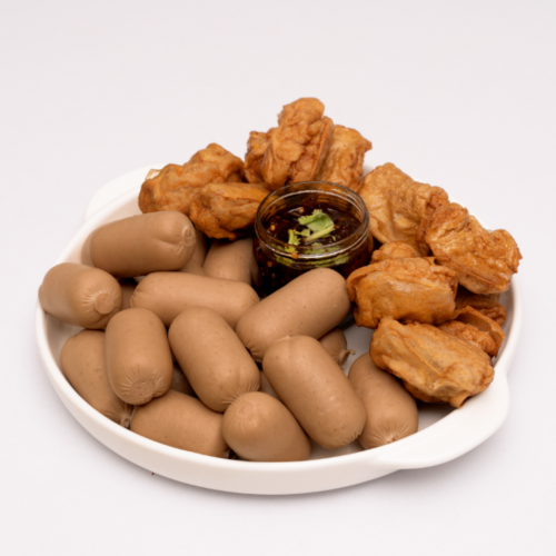 KK10. ไส้กรอกไก่แดง 500g